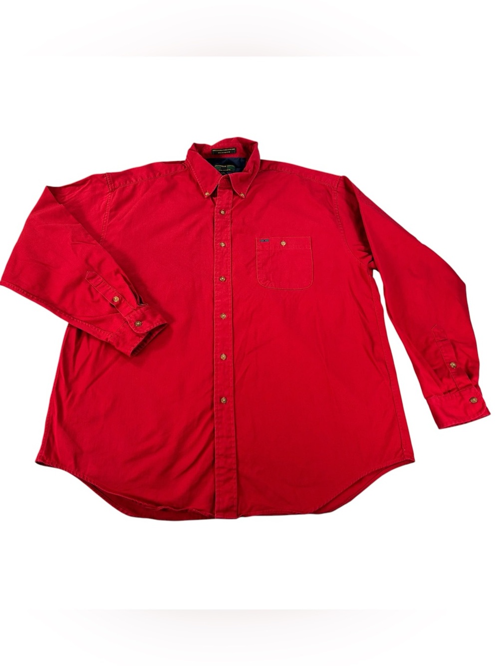 Vintage 90s Alexander Julian Colours Shirt Men’s XXL Red Cotton Button Down